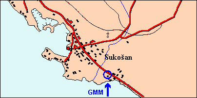 Sukosan, 11 km south-east of Zadar